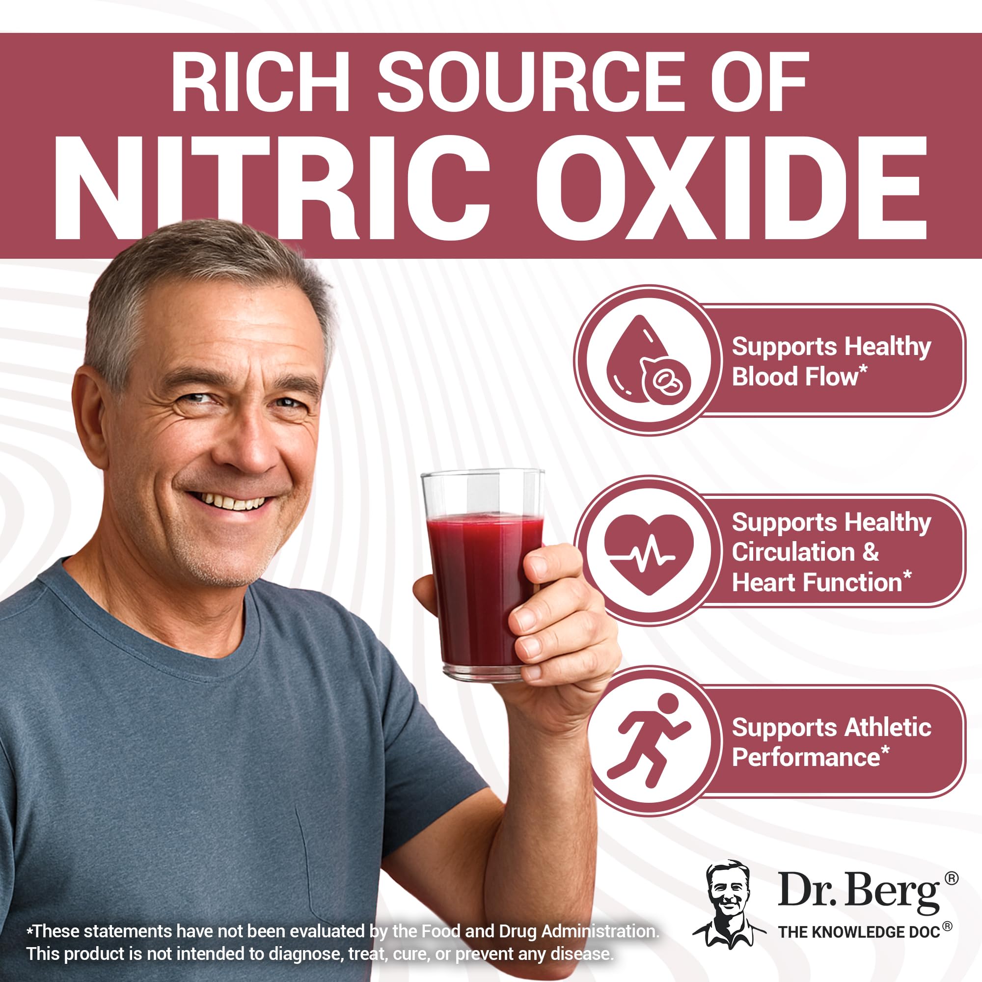Dr. Berg beet powder scoop beside the jar for precise serving.