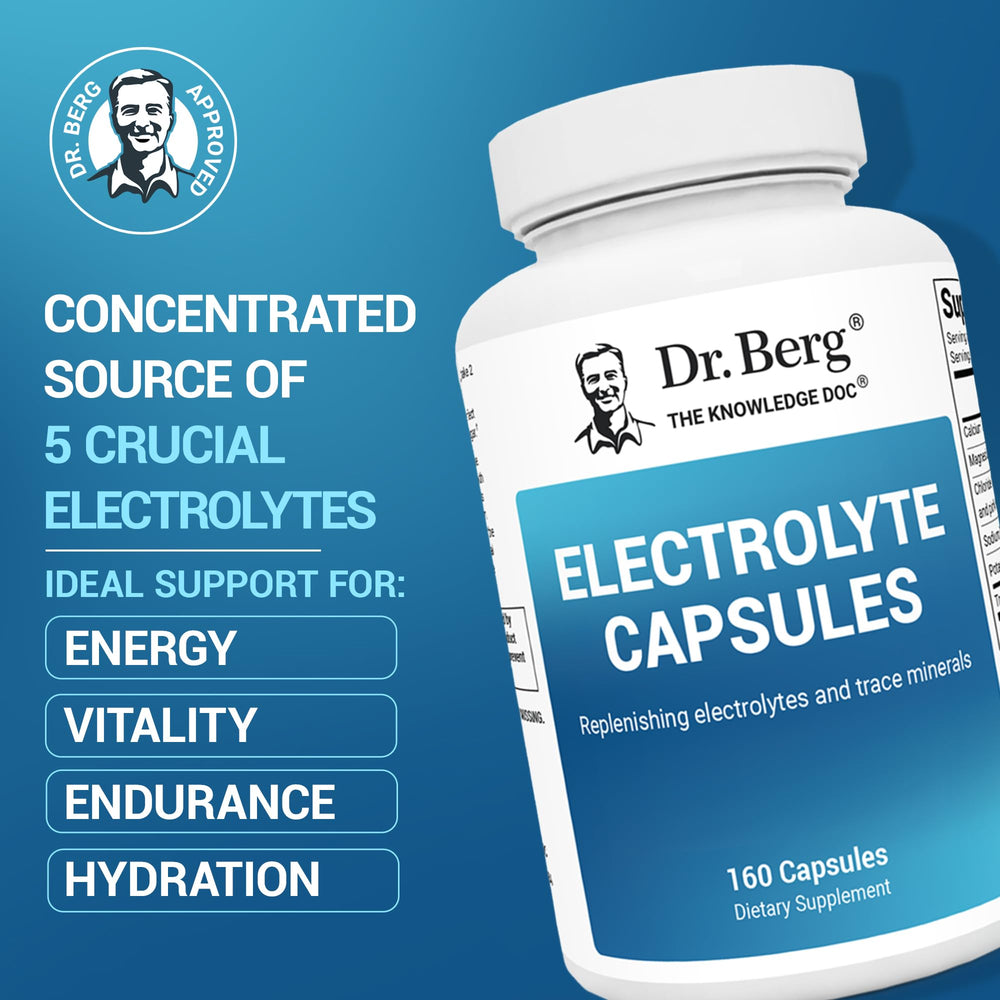 Capsules close-up showing potassium and chloride content for balanced hydration