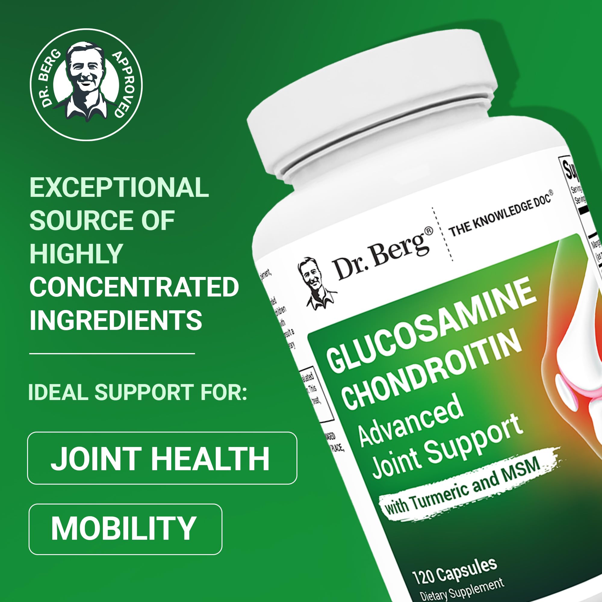 Label detail highlights turmeric and boswellia in Dr. Berg mix.