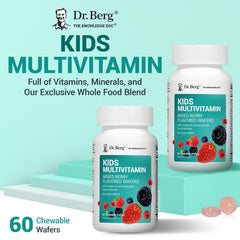 Dr. Berg Kids Chewables berry flavor chewables attract kids.