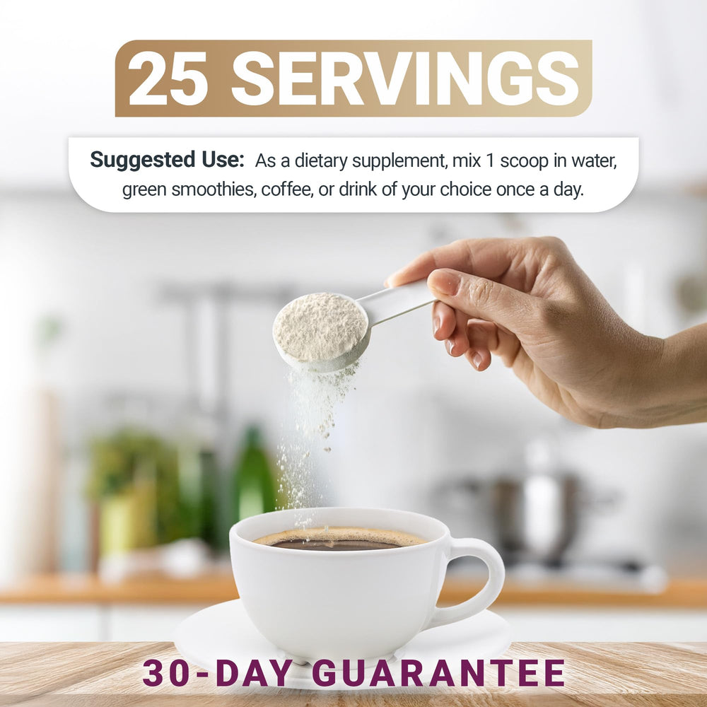Dr. Berg Coffee with collagen powder, flavorless boost.