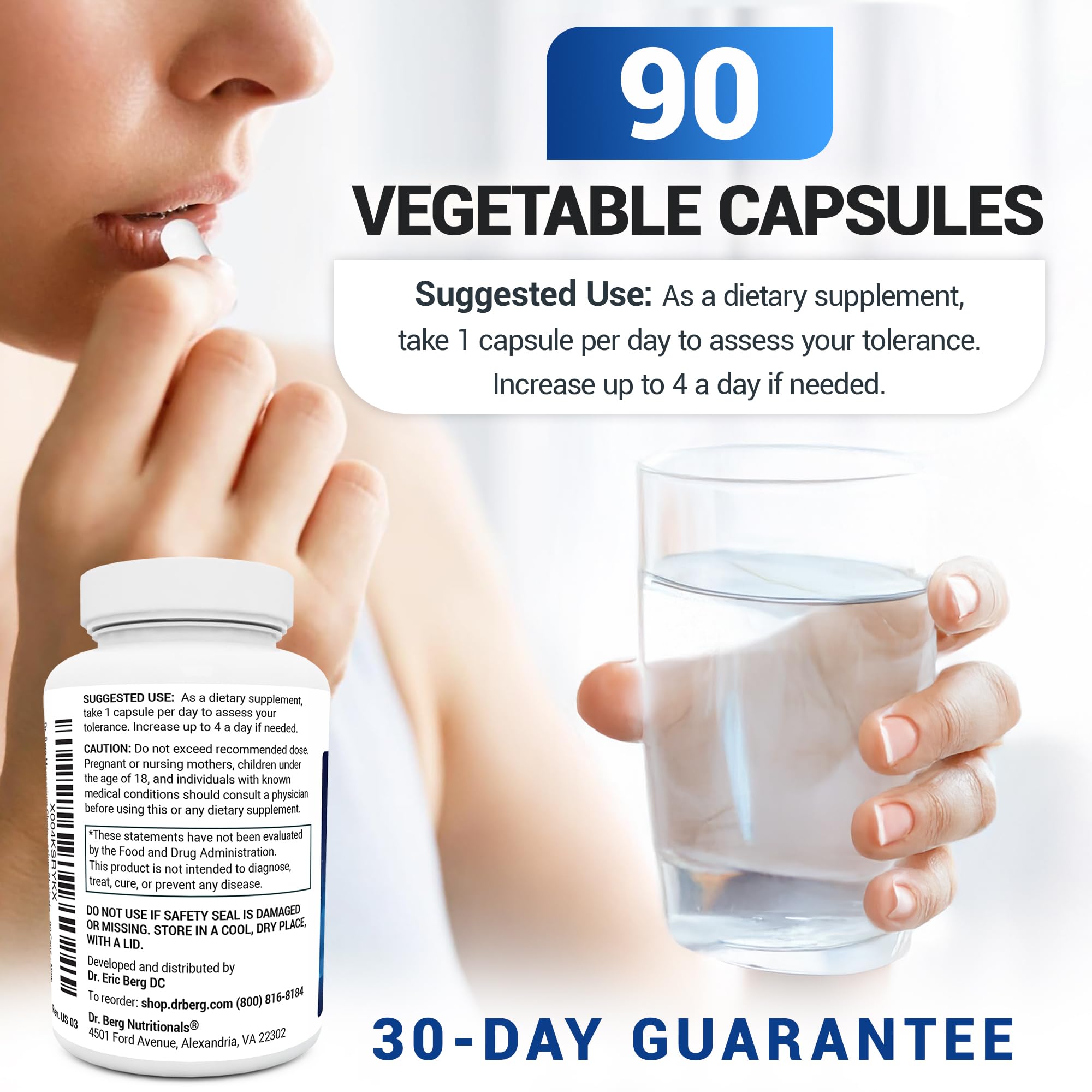Nightstand scene ready for bedtime routine with magnesium capsules
