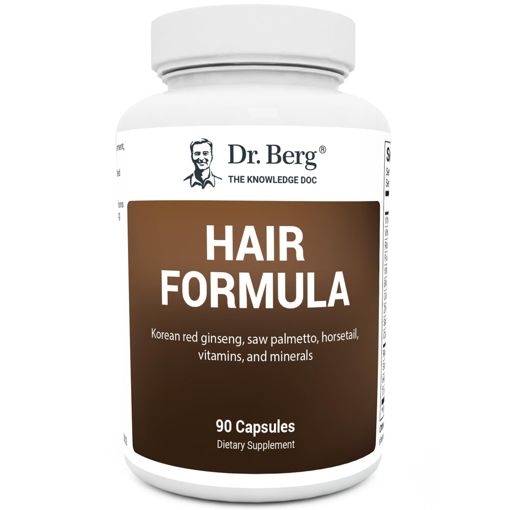 Dr. Berg all-in-one vitamins bottle for daily hair, skin, and nails support