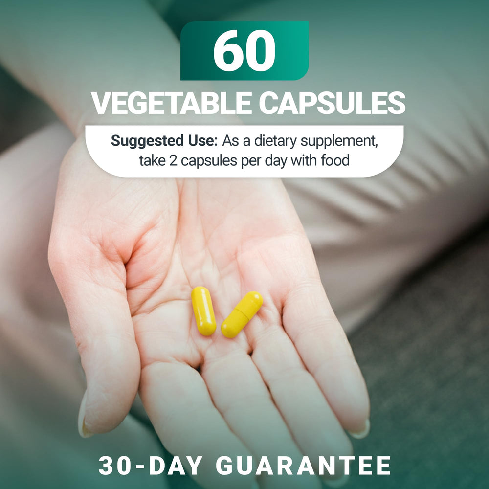 Close-up of two capsules representing daily dose from Dr. Berg Liver Cleanse