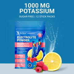 Dr. Berg Nutritionals sugar-free electrolyte powder scoop for clean daily electrolytes