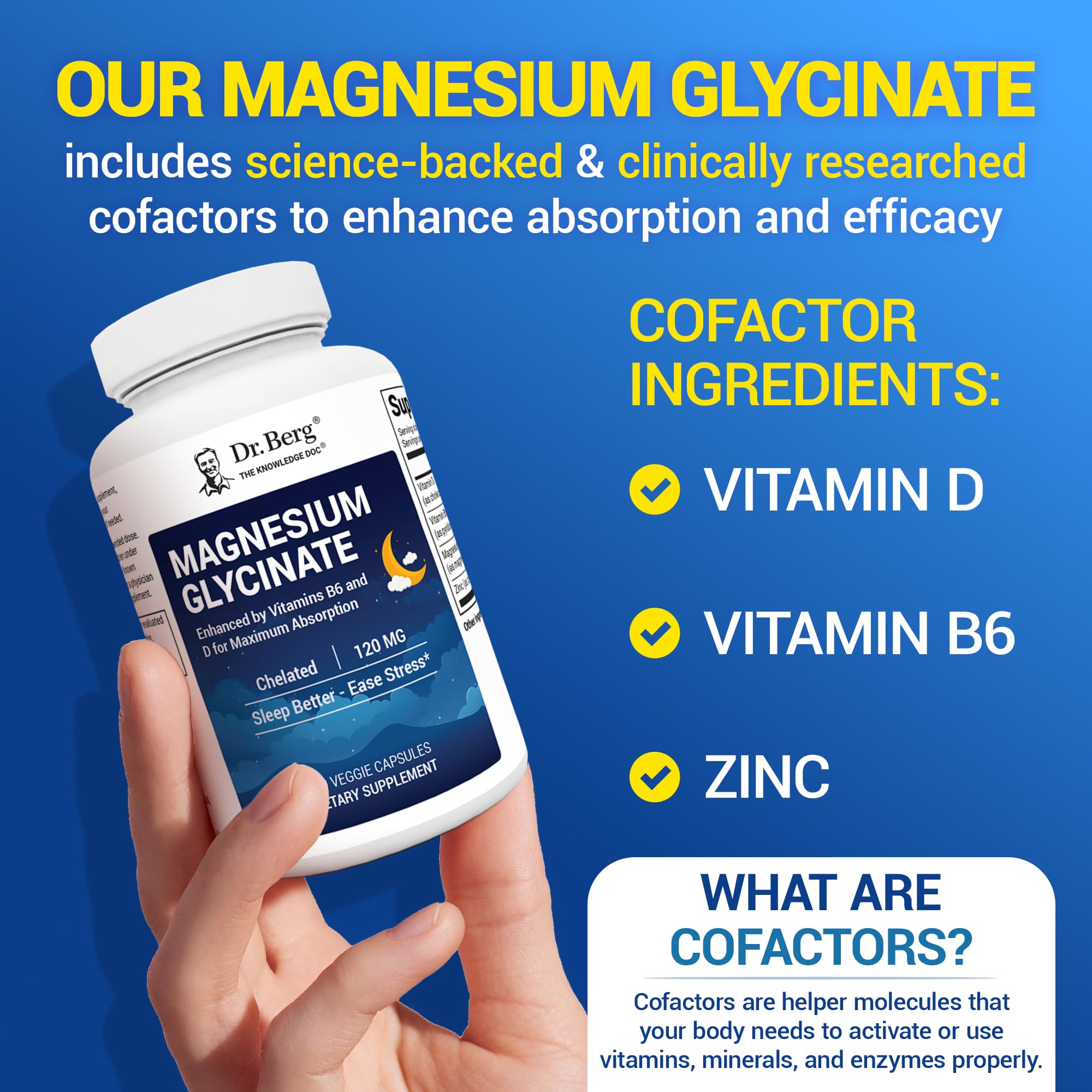 Dr. Berg Nutritionals vitamin D3 coated capsules emphasizing high absorption
