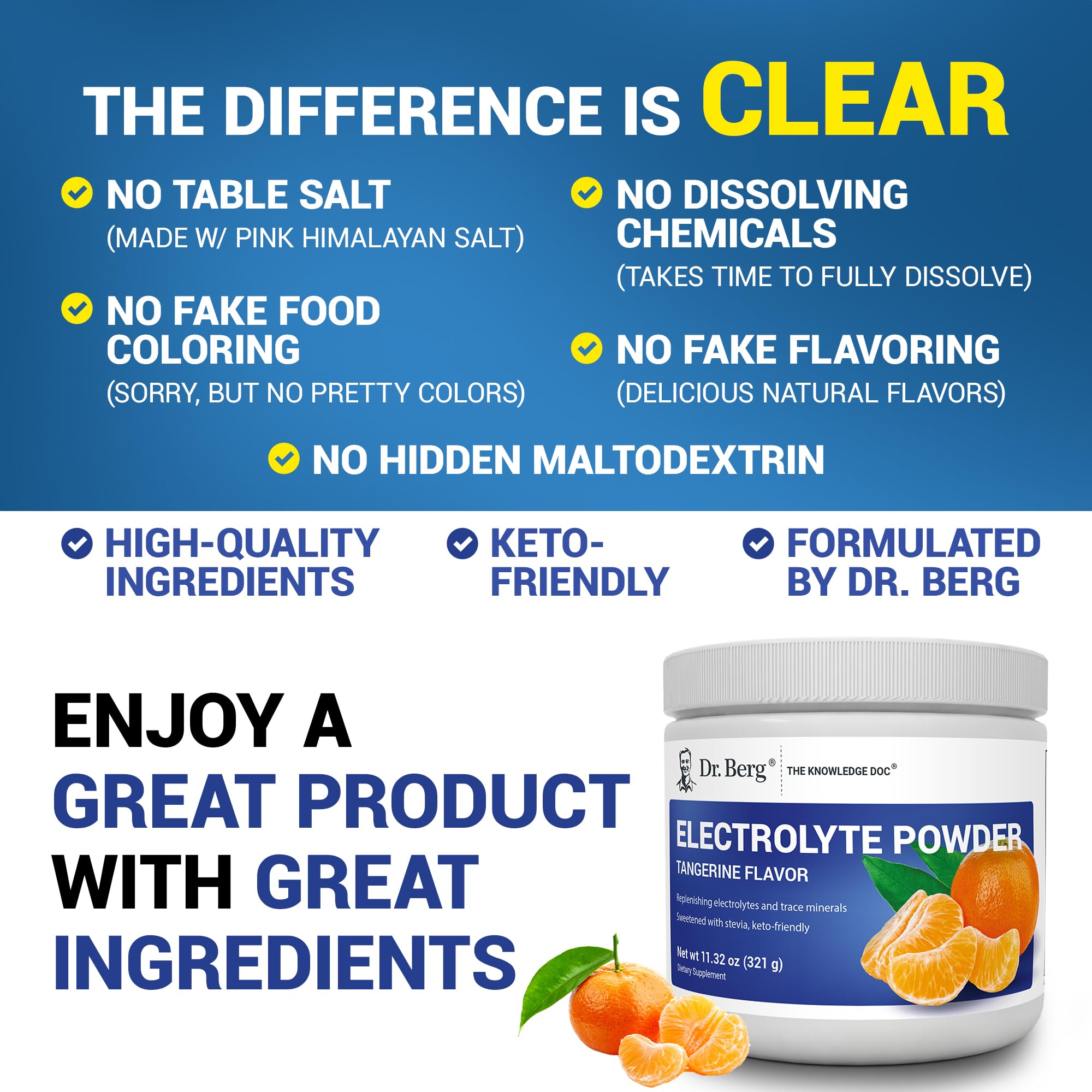 Close-up of pink Himalayan salt detail in the electrolyte blend