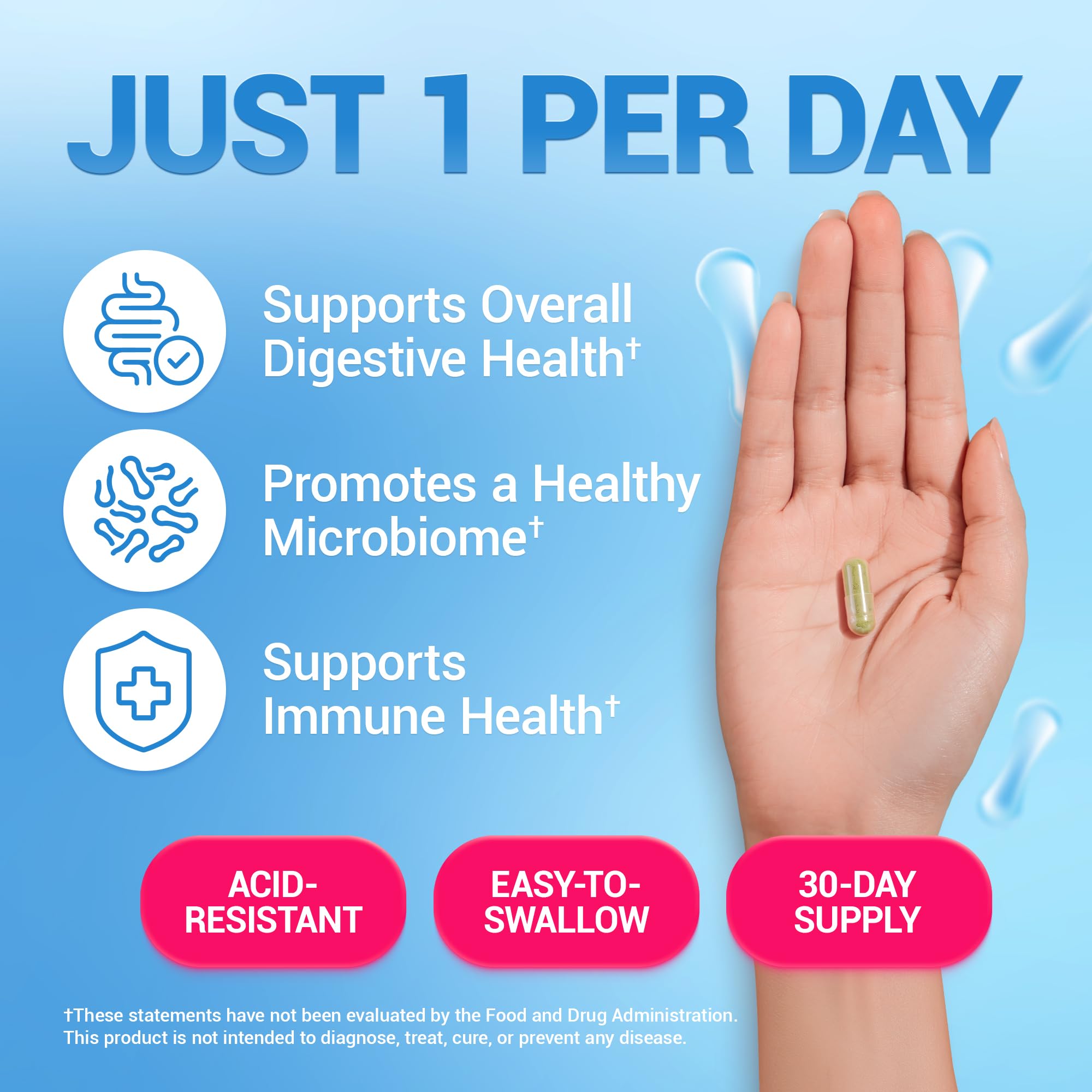 Dr Berg probiotic label shows multiple strains and prebiotics.