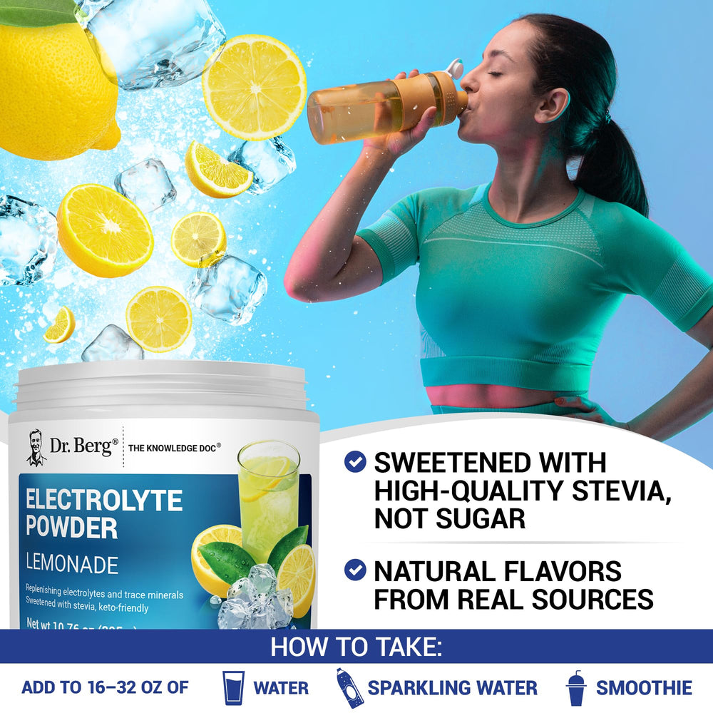 Dr. Berg Zero Sugar Hydration is keto-friendly and sugar-free