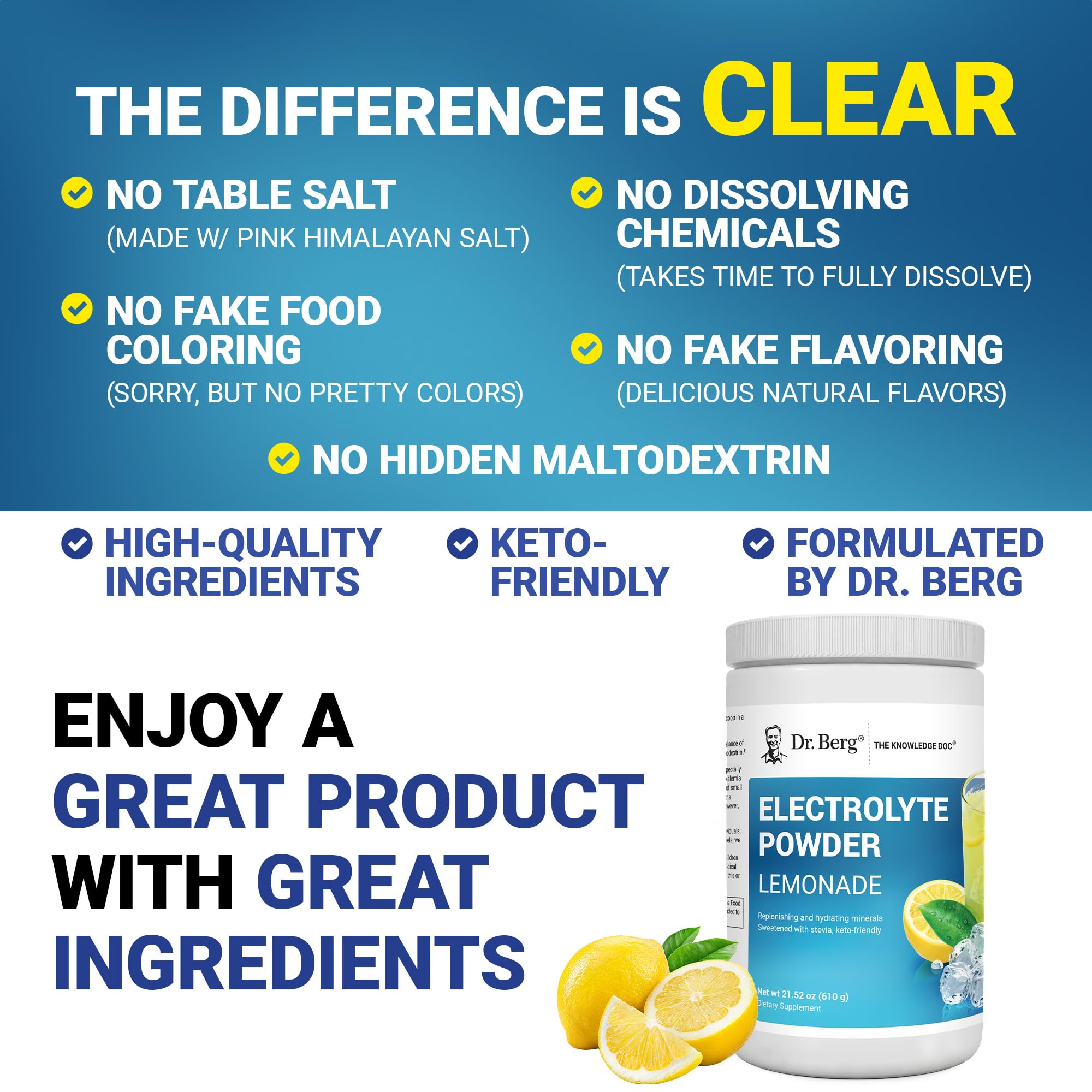 Dr. Berg Zero Sugar Hydration potassium detail highlights essential mineral