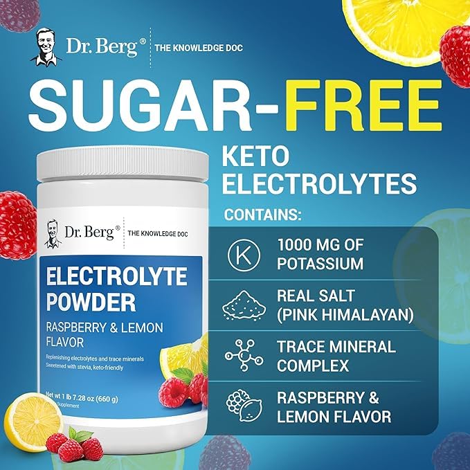 Dr. Berg Zero Sugar Hydration ready-to-use setup for outdoor workouts