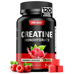 DR.BIO Instant Boost Creatine Gummies bottle showing 5g per serving for clean energy