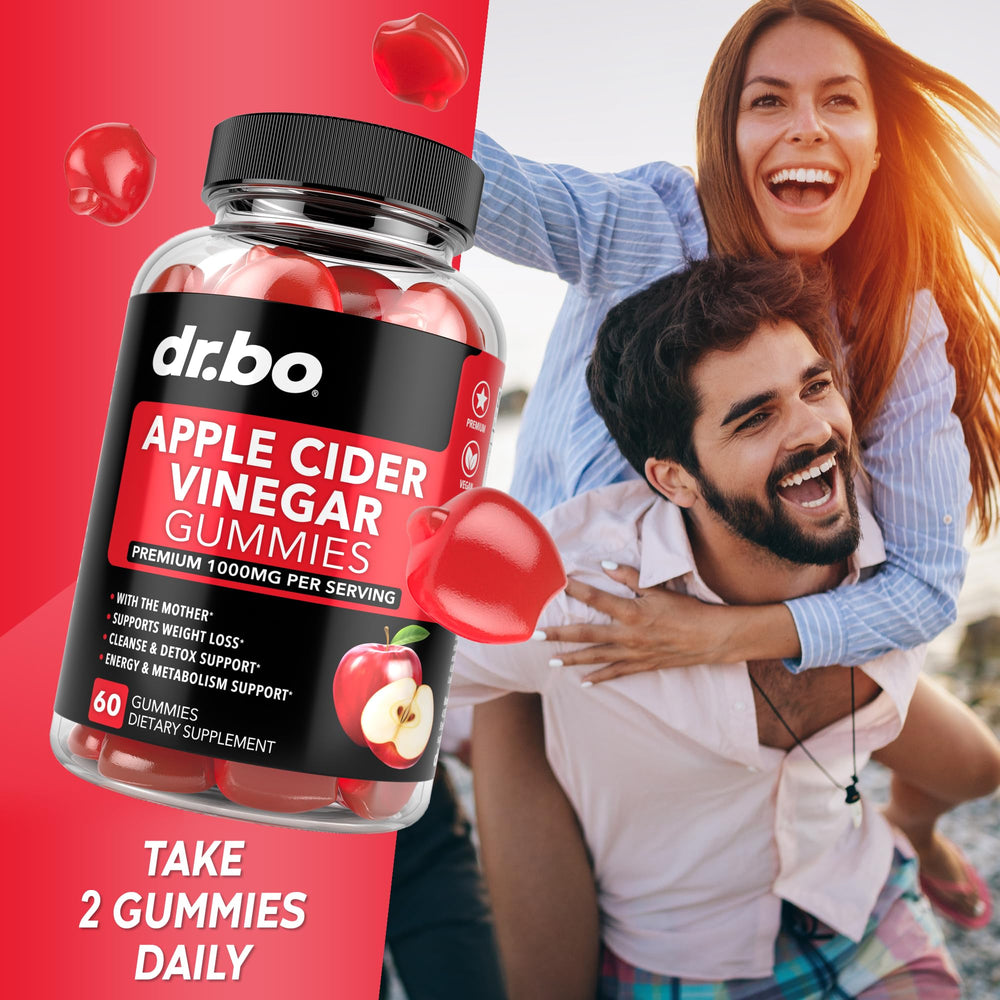 DR. BO ACV Gummies packaging clearly shows ingredients and dosage