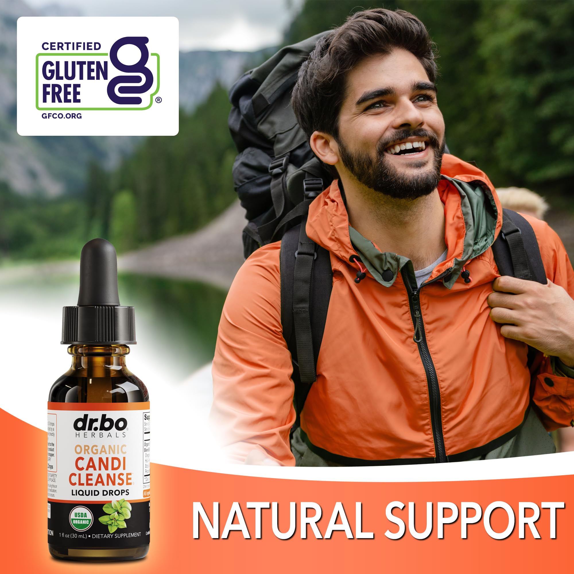 DR. BO Black walnut wormwood extract drops illustrate herbal balance for digestion.