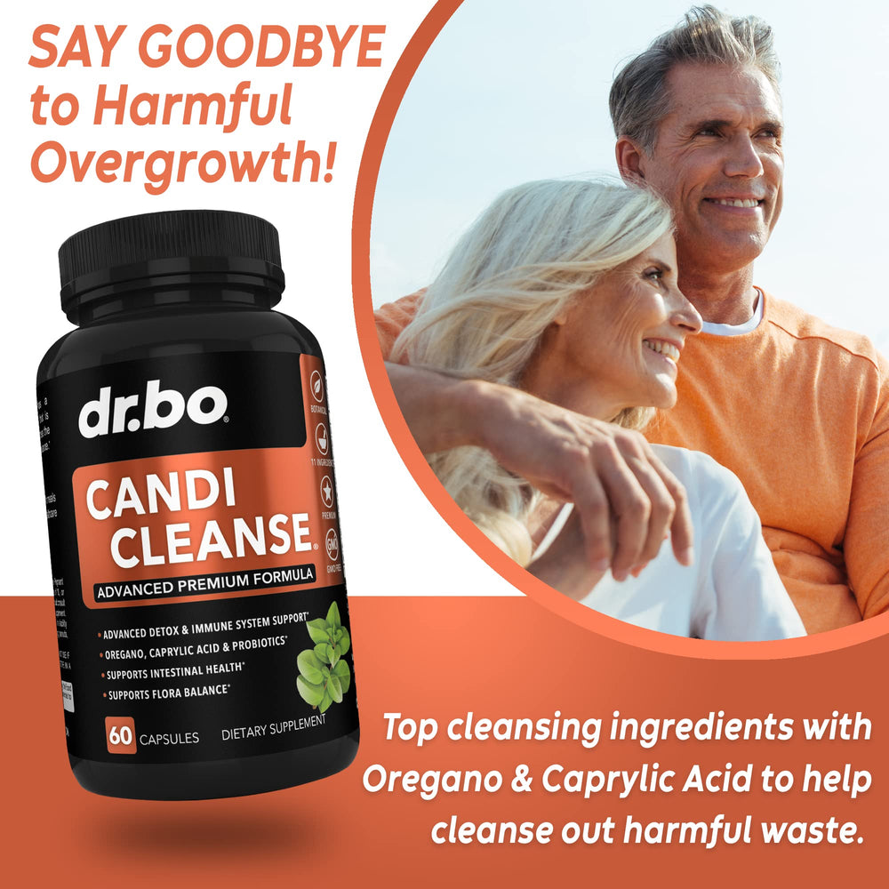 DR. BO Candi Cleanse label info featuring natural ingredients
