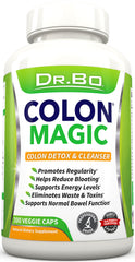 DR. BO Colon Cleanse bottle front for daily digestive support.