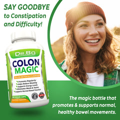 DR. BO Colon Cleanse packaging box showing natural colon cleanse solution.