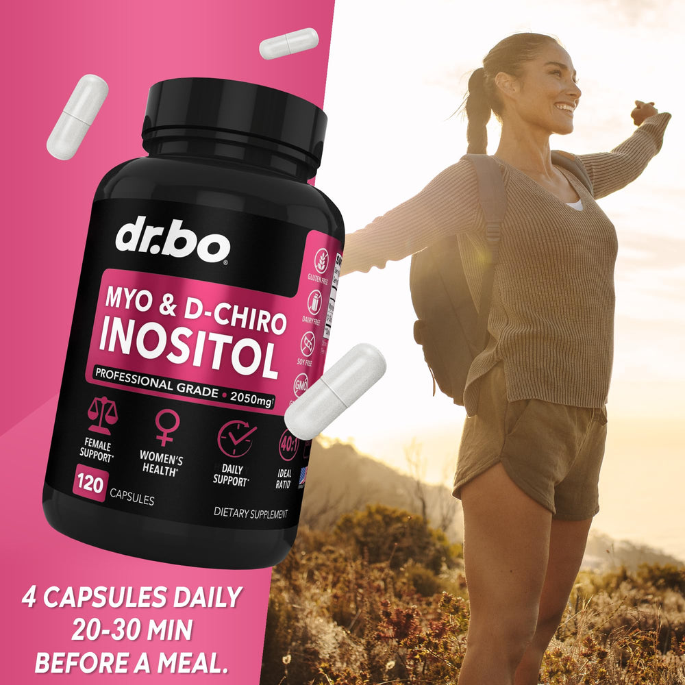 DR. BO Daily-use capsules shown for routine wellness.