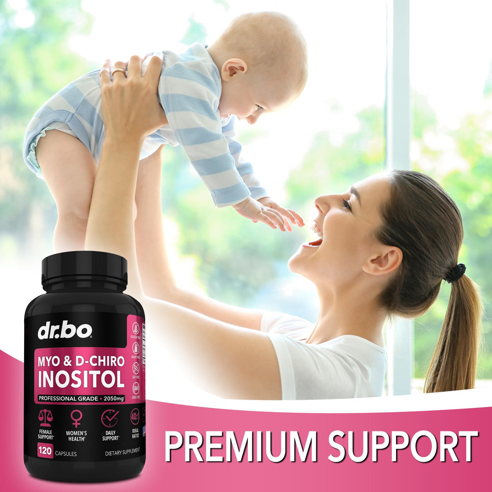 DR. BO Vitamin B8 blend panel highlights added support.