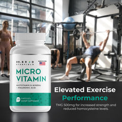 Dr Brad Stanfield magnesium taurate and TMG capsules for heart health and exercise power