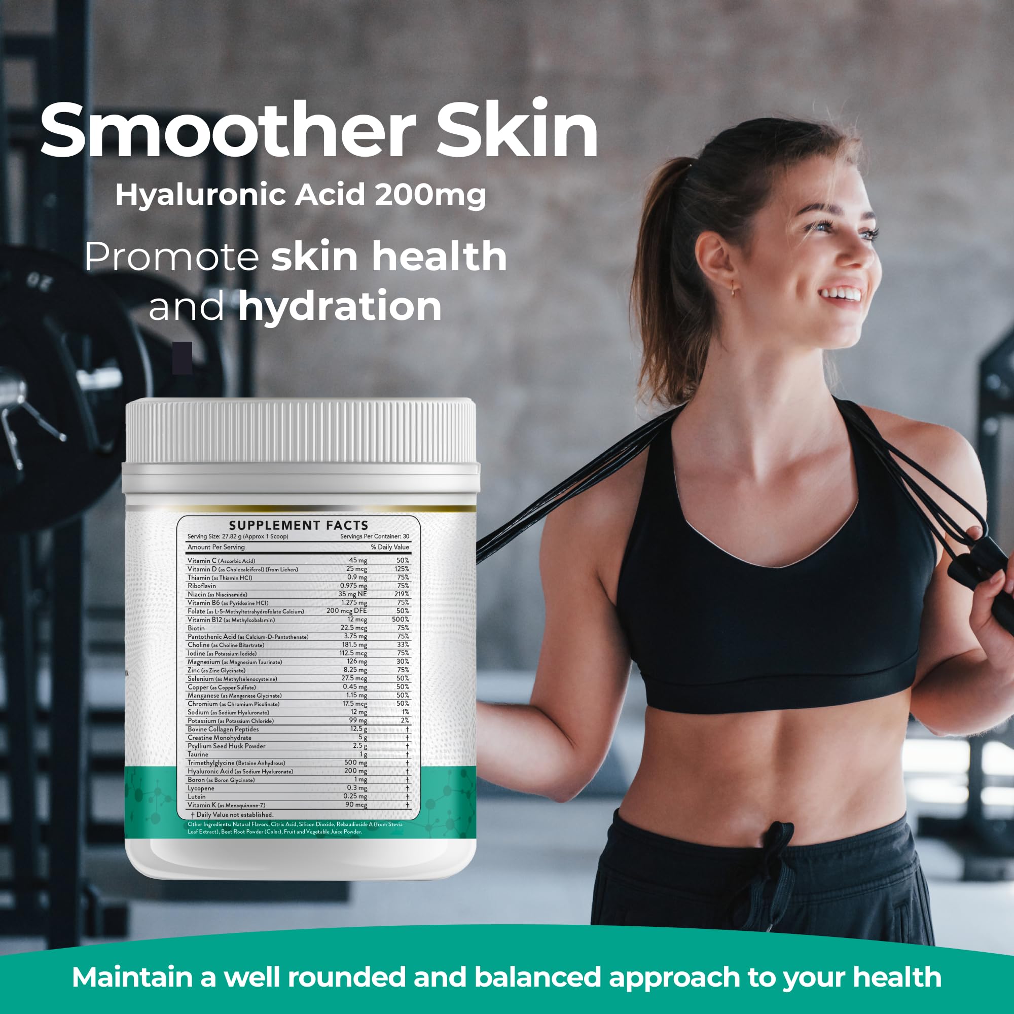 Dr Brad Stanfield MicroVitamin+ label emphasizes USA GMP manufacturing quality.