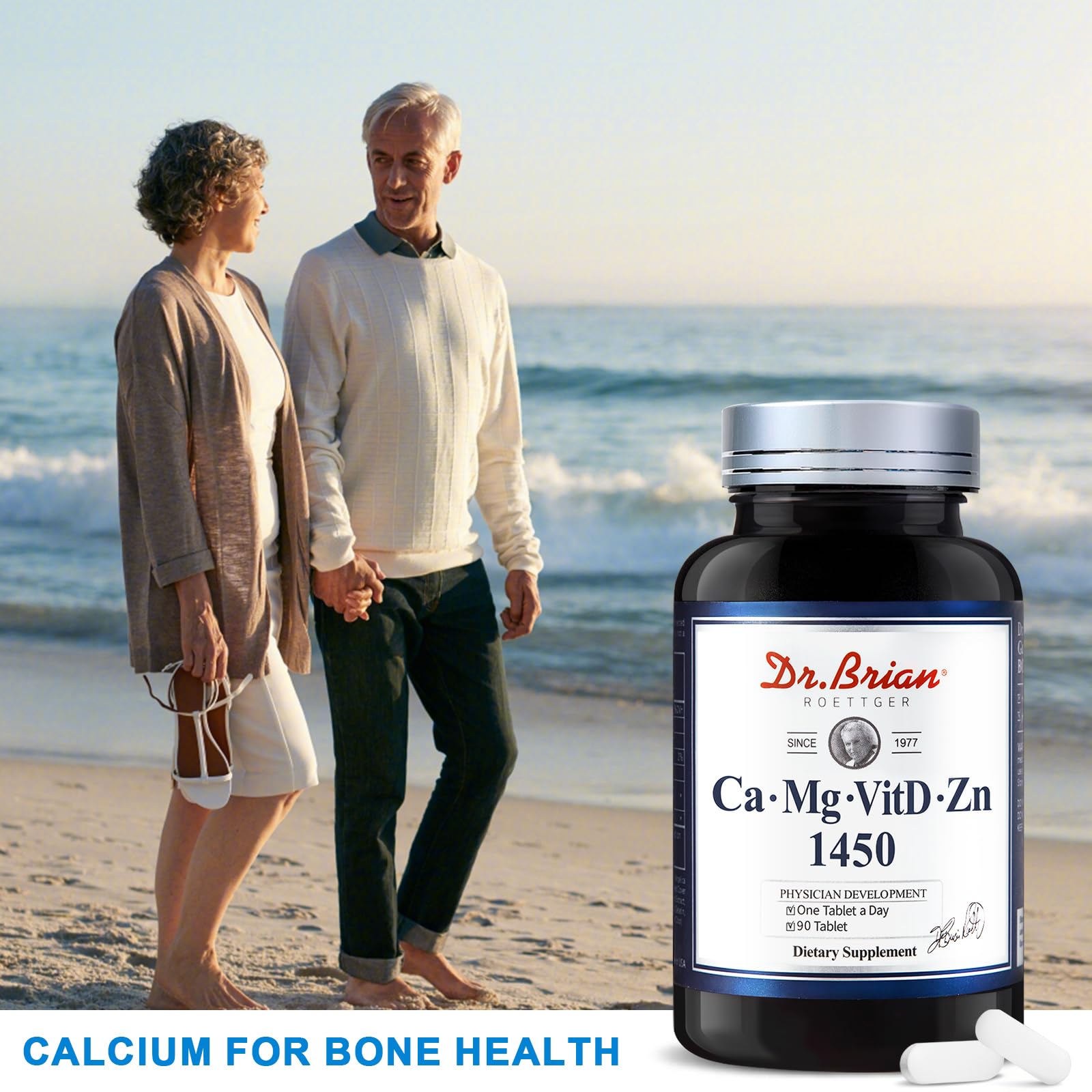 DR.BRIAN supplement ingredients panel highlighting minerals and vitamins.
