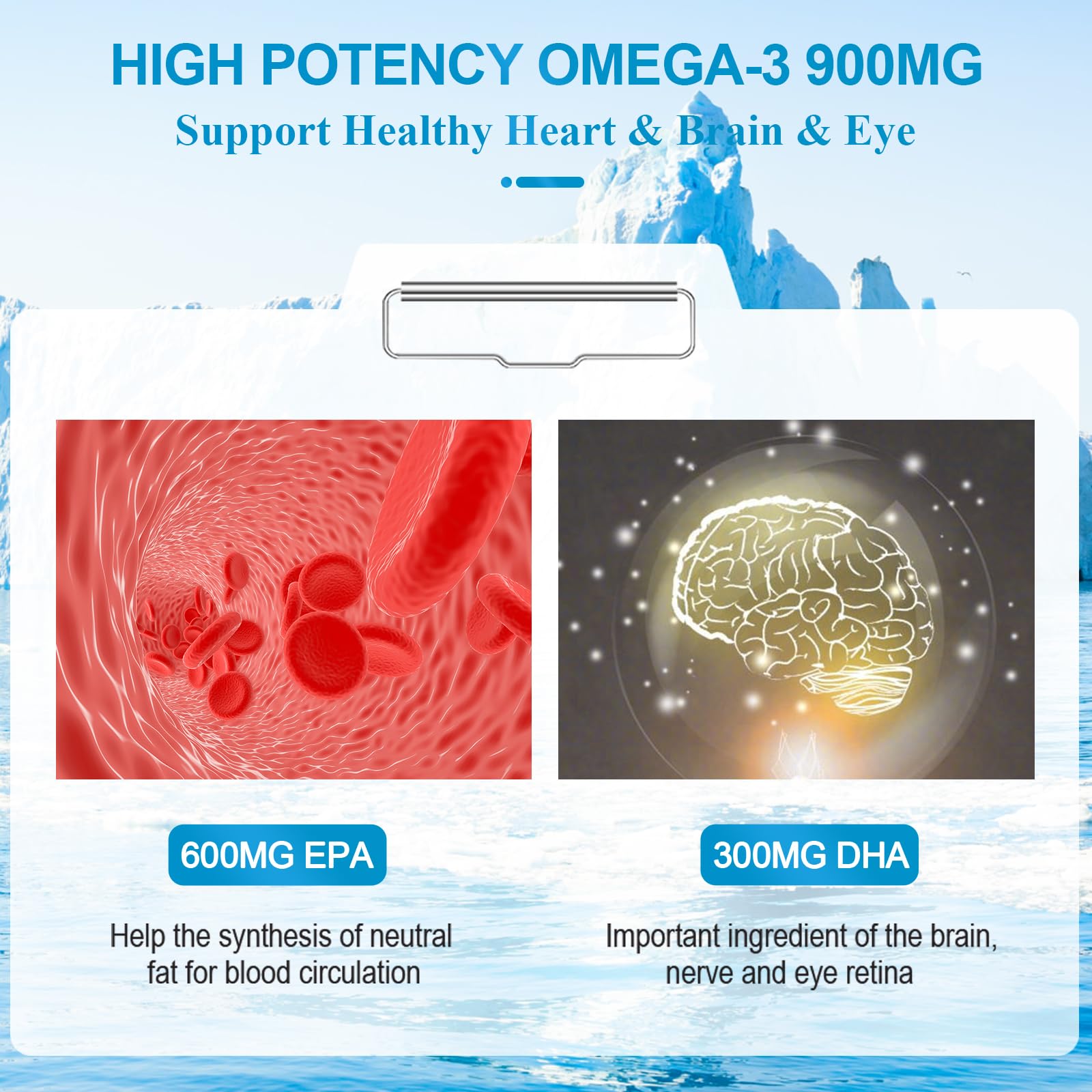 DR.BRIAN Omega 3 sourced from wild cod for quality.