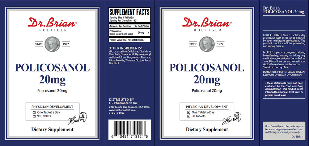DR.BRIAN Policosanol premium support team contact card