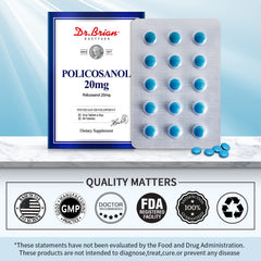 DR.BRIAN Policosanol US manufacturing label signals quality standards