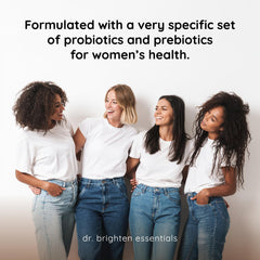 Close-up of Dr. Brighten probiotic capsule for daily wellness