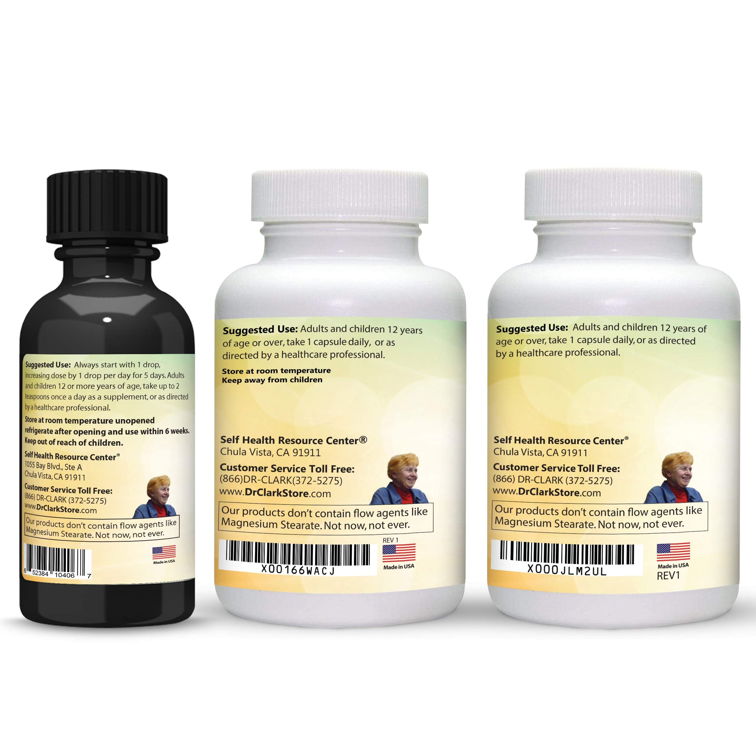 Dr Clark Store 18-day protocol card guides an easy, no-diet routine.