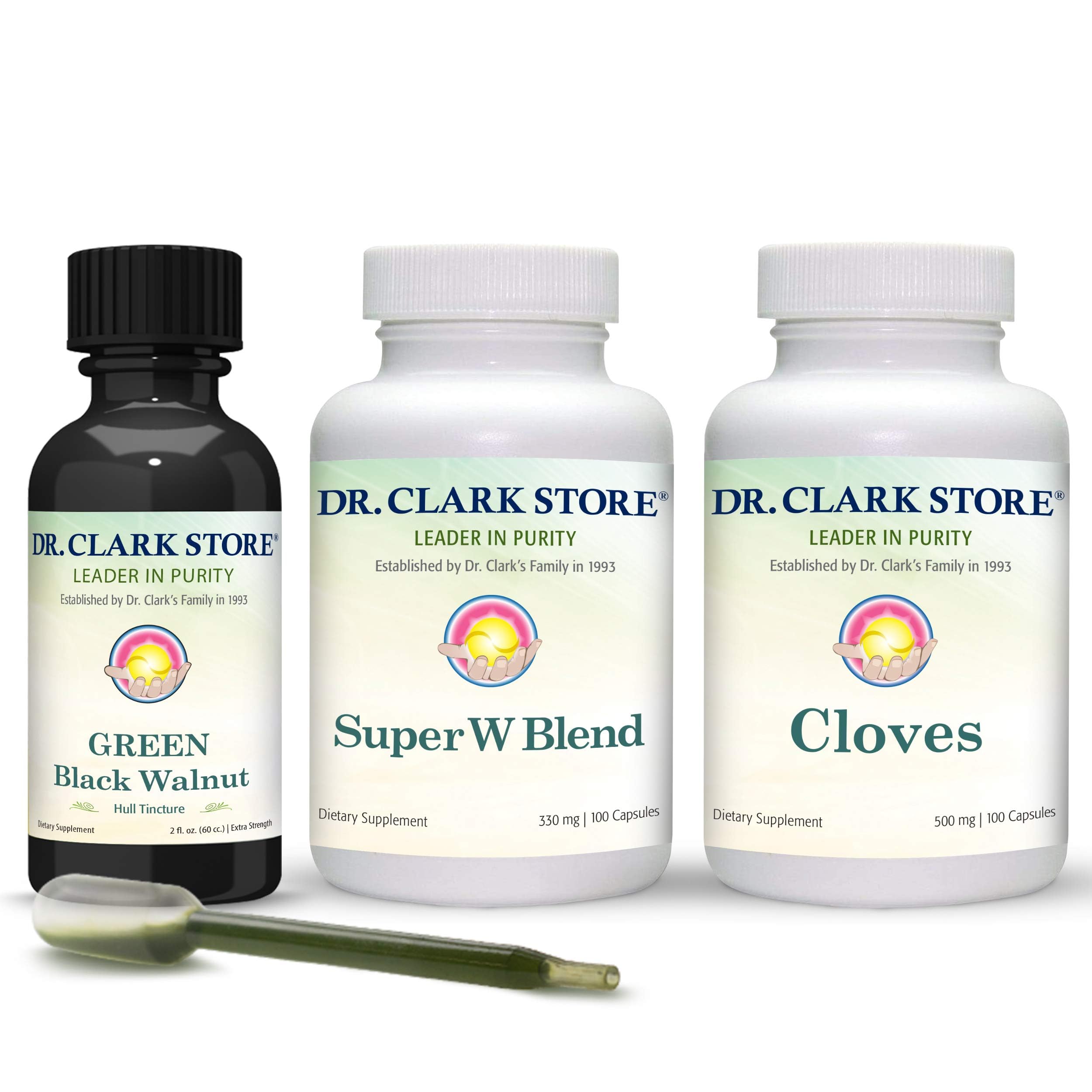 Dr Clark Store cloves capsules featuring fresh-milled herbs for aroma and convenience.