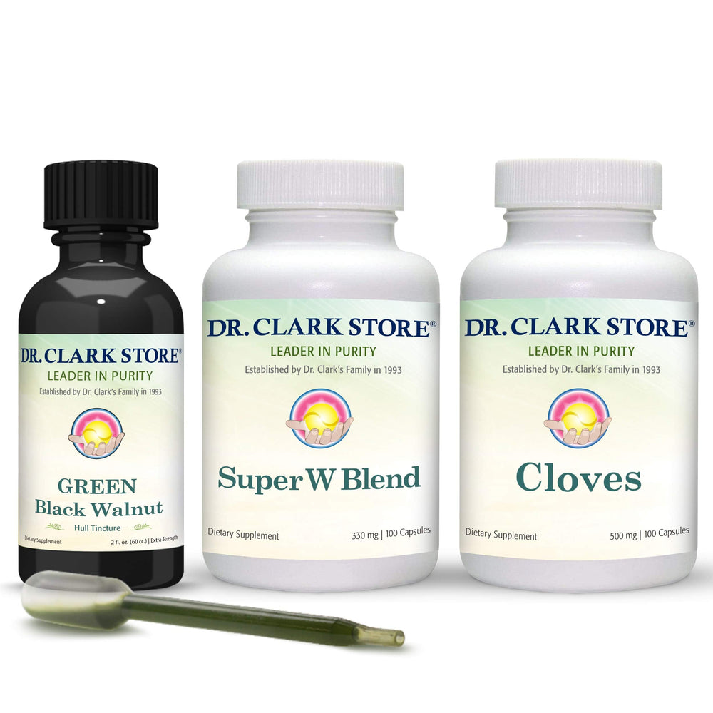 Dr Clark Store cloves capsules featuring fresh-milled herbs for aroma and convenience.