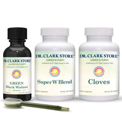 Dr Clark Store cloves capsules featuring fresh-milled herbs for aroma and convenience.
