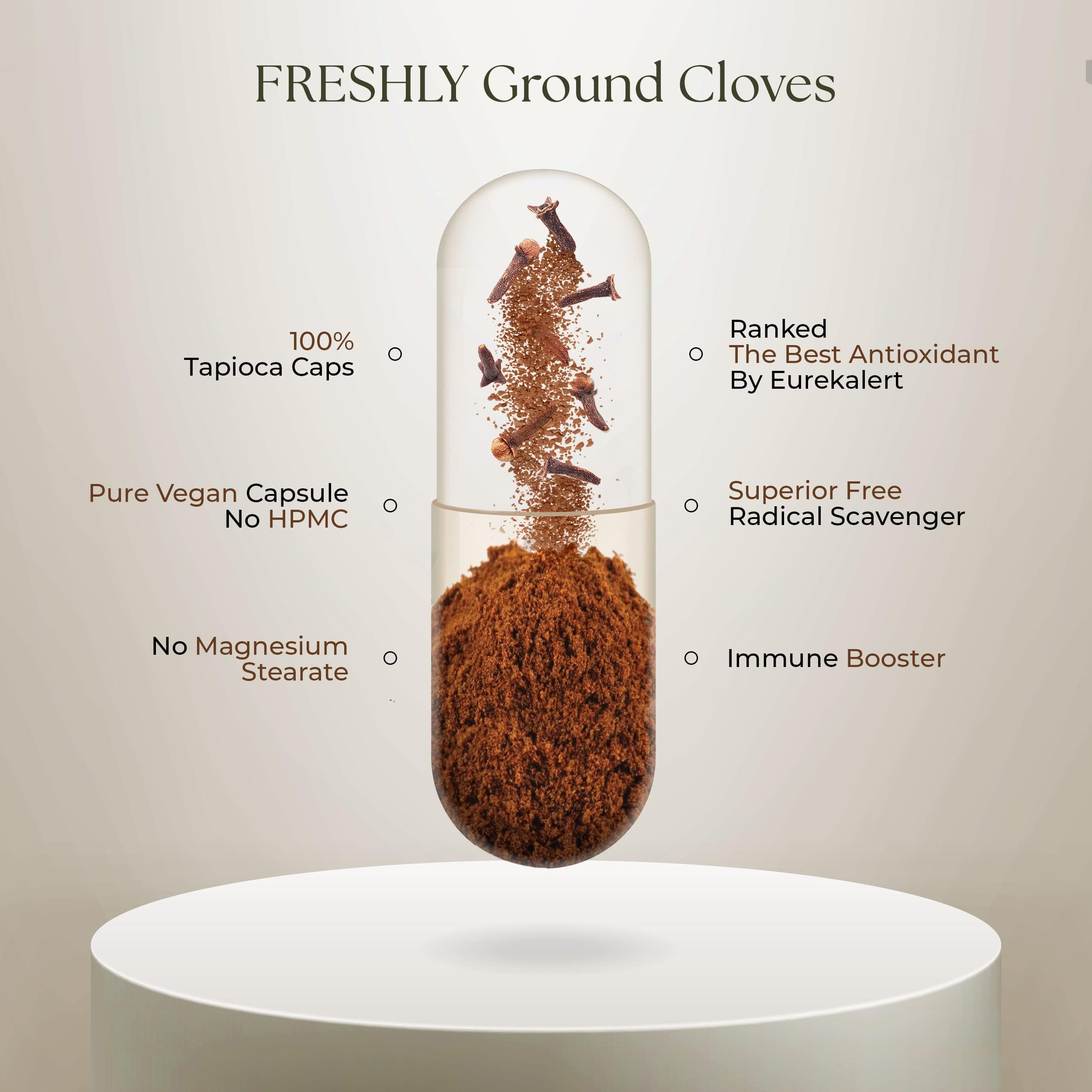 Cloves and herbs highlight natural essential oils in Dr Clark Store Cloves