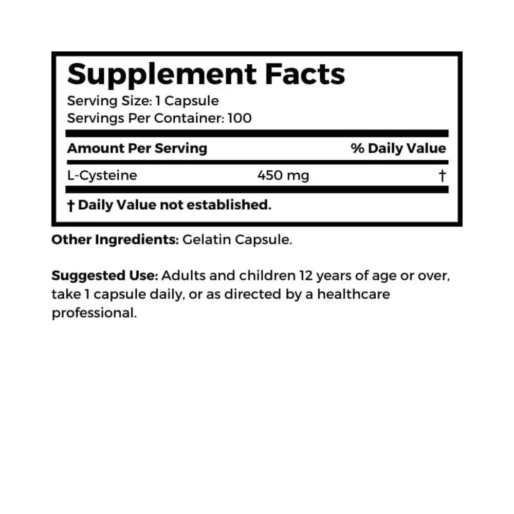 Dr Clark Store Cysteine bottle suggesting immune support in daily routine
