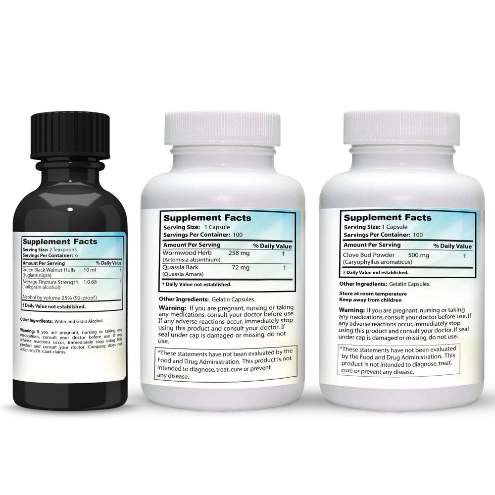 Dr Clark Store green walnut hull close-up focusing on natural, potent botanicals.