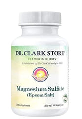 Dr Clark Store Magnesium Sulfate bottle front for gentle daily magnesium support