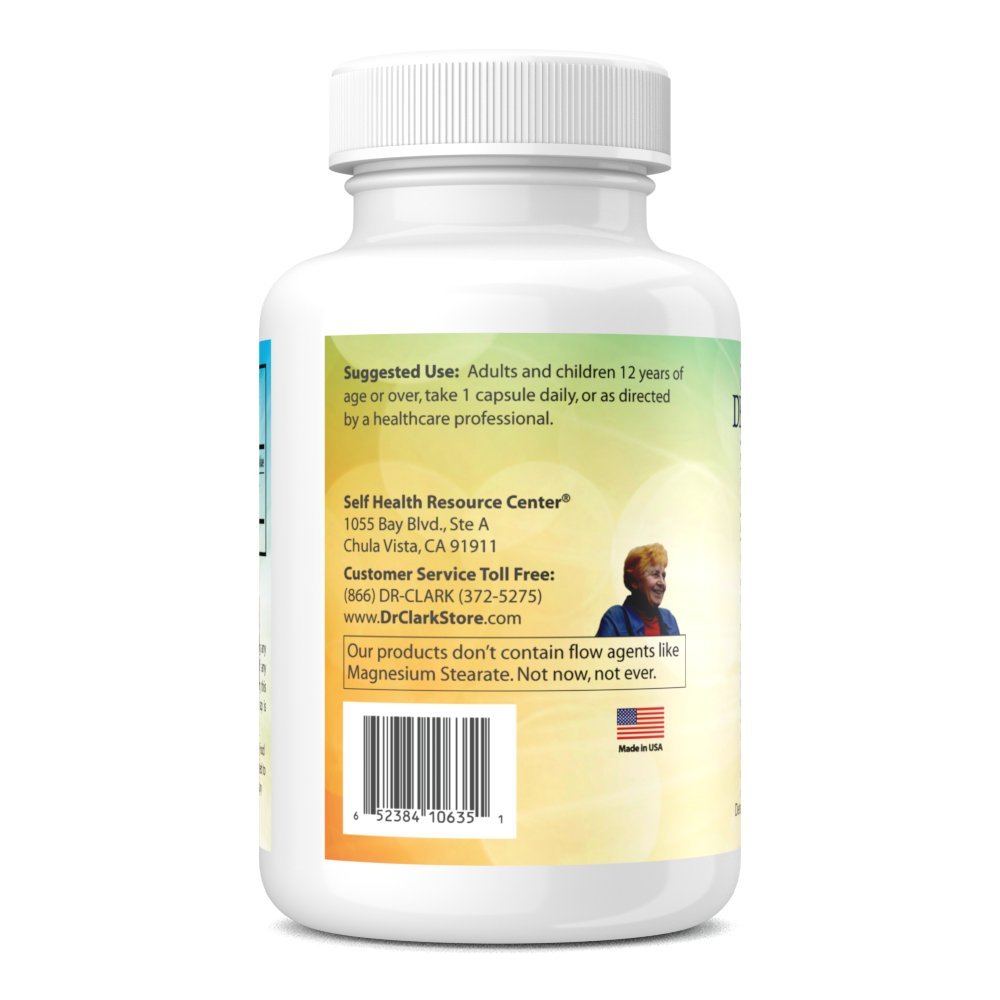 Dr Clark Store Rose HIPS Supplement pour shot with capsules ready to take.