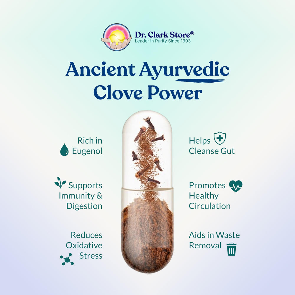 Dr Clark Store USA-milled cloves used in capsules