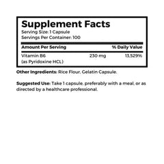 Close-up of B6 capsules; supports normal nerve function.