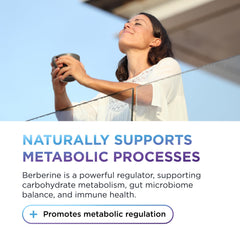Label on DR. EMIL NUTRITION Berberine packaging highlights ingredients.
