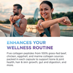 DR. EMIL NUTRITION capsules arranged on white surface for daily beauty and joint support