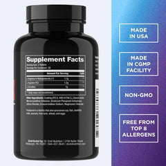 Dr. Emil Nutrition Elite arginine tablets close‑up highlighting easy daily dosage