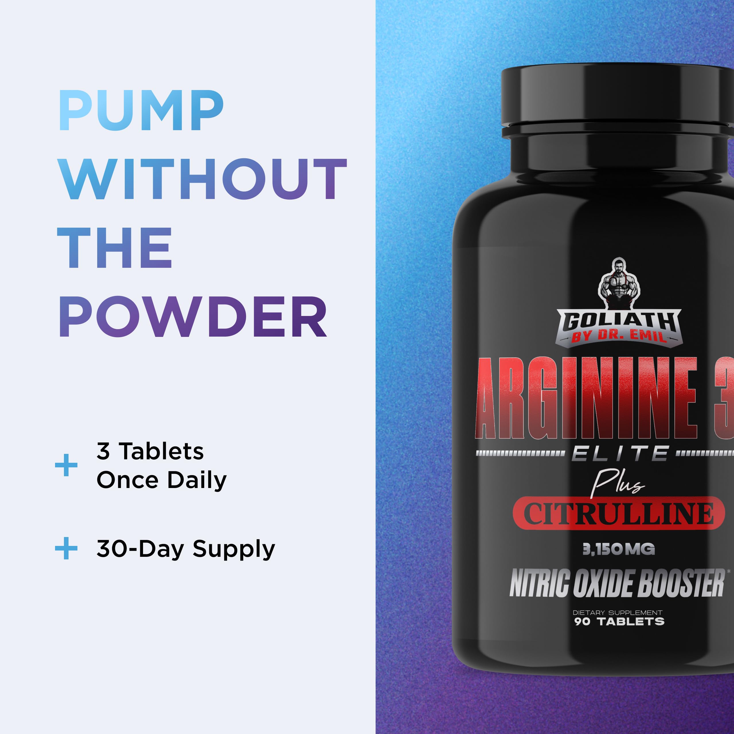 Dr. Emil Nutrition Elite tablets being poured into a hand suggesting easy daily dosing