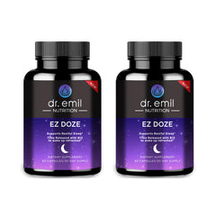 DR. EMIL NUTRITION EZ DOZE sleep capsules pack-2 promote a restful night.