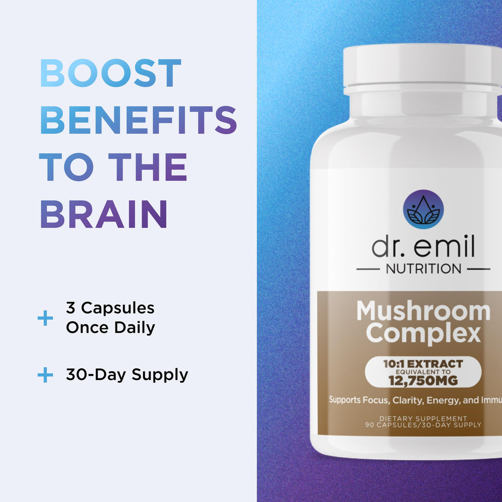 Lifestyle-ready immune support through potent mushrooms