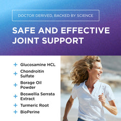 Close-up of DR. EMIL NUTRITION Joint Aid label showing key ingredients.