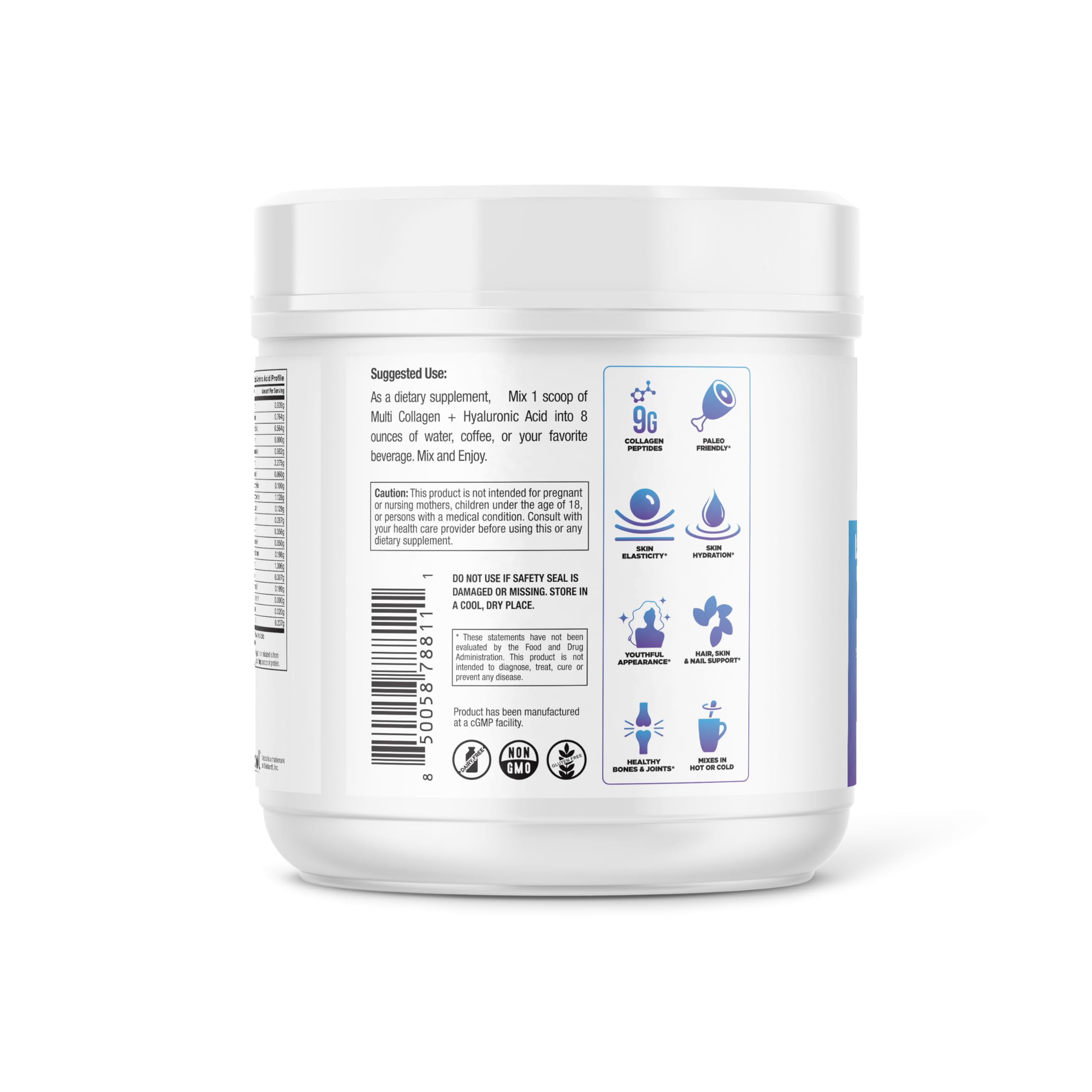 DR. EMIL NUTRITION Pumpkin collagen powder scoop ready for easy daily protein