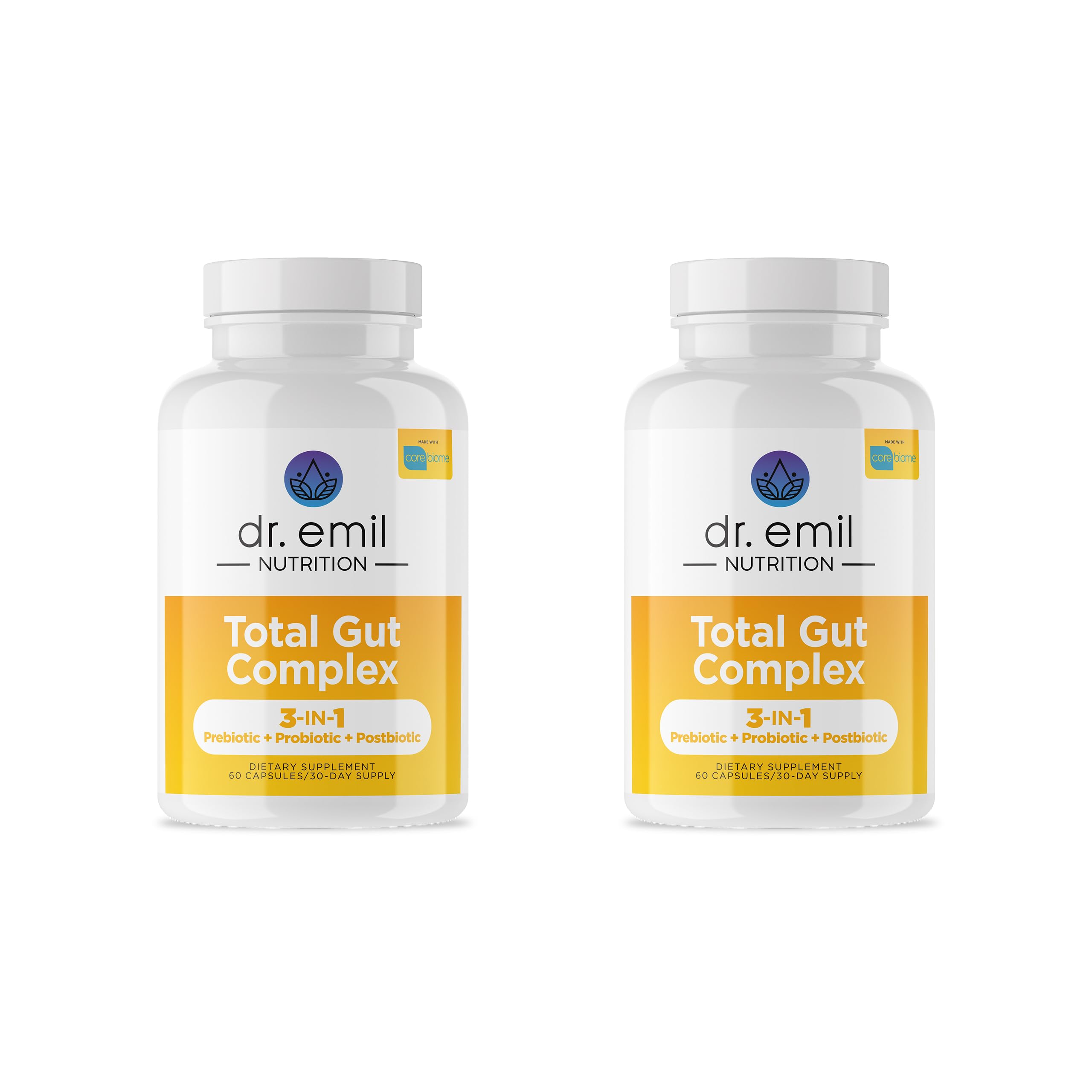 DR. EMIL NUTRITION Total Gut Health Complex bottle front for daily digestive support